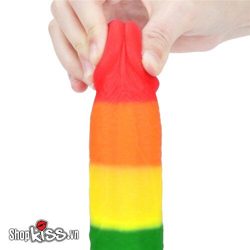 Dương Vật Giả Lovetoy Pride Silicon Nhiều Màu 3 Size 7.5 – 8.0 – 9.0 (HM35B – HM35C – HM35D) 13 Hồ Chí Minh Lovetoy Pride Đầy Màu Sắc Silicone Dildo