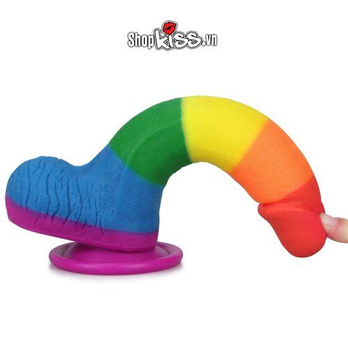 Dương Vật Giả Lovetoy Pride Silicon Nhiều Màu 3 Size 7.5 – 8.0 – 9.0 (HM35B – HM35C – HM35D) 18 Lovetoy Pride Đầy màu sắc Silicone Dildo của shopkiss