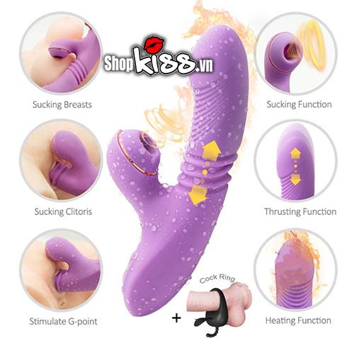 Olivia Đa Chức Năng Dương Vật Giả (DV73A) 38 Dương vật giả để thủ dâm cho nữ.