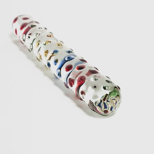 Dương Vật Pha Lê Nổi 4 Màu - Dương Vật Thủy Tinh Cao Cấp (DV52X) 36 Dương vật pha lê nổi 4 màu DV52X giá bao nhiêu?