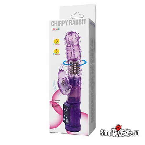 Ríu rít Thỏ Belle Rung Dildo (DC78B) 18 Dương vật giả rung Chirpy Rabbit DC78B chính hãng
