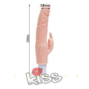 Baile dương vật silicon rung nhỏ (DV011) 22 Rung và liếm dương vật giả mua ở Hà Nội.