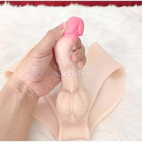 Quần Dương Vật Silicon Siêu Mềm Unisex (DV65Y) 22 Quần dương vật silicon siêu mềm DV65Y, giá rẻ Sài Gòn