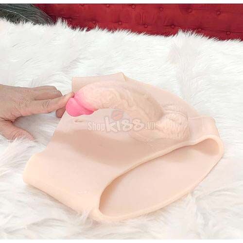 Quần Dương Vật Silicon Siêu Mềm Unisex (DV65Y) 23 Quần dương vật silicon siêu mềm DV65Y mềm mại như thật