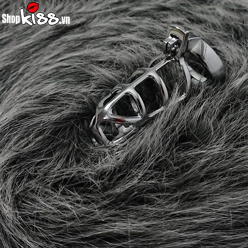 Khóa dương vật bằng kim loại thép không gỉ (BZ12) 14 Khóa dương vật inox BZ12