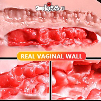 Đồ chơi tình dục cho nam thủ dâm tiếp xúc với âm đạo giả silicone Jiu Ai Yujie