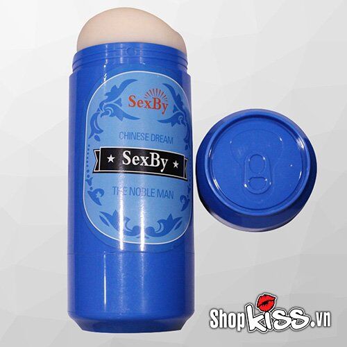 Lon bia Sexby âm đạo giả hình cốc (AD41B) 23 Âm đạo giả hình lon bia Sexby AD41B, hỗ trợ thủ dâm cho nam giới, có rung