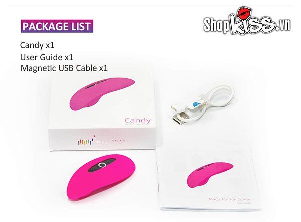 Trứng rung gắn vào quần lót Magic Motion Candy (EG19) - điều khiển từ xa qua App 30 Quần lót Candy EG19 chính hãng có trứng rung