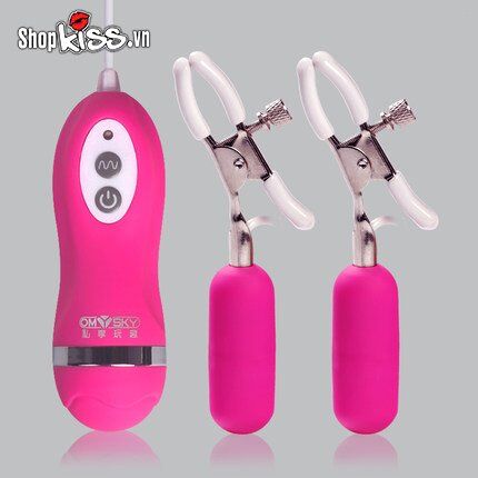 Kẹp Massage Ngực Trứng Rung-OMY SKY (EG18) 21 Kẹp massage ngực trứng rung OMY SKY EG18 loại bdsm