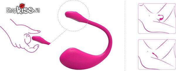 Máy mát xa điều khiển từ xa Lush LL01 kích thích âm đạo