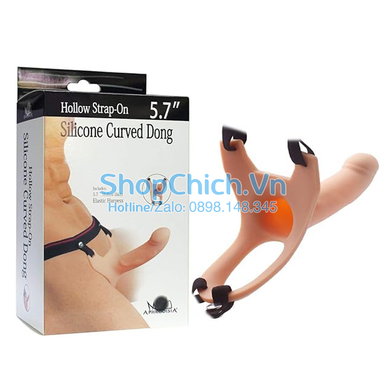 Dương vật giả có dây đeo rỗng dành cho nam giới