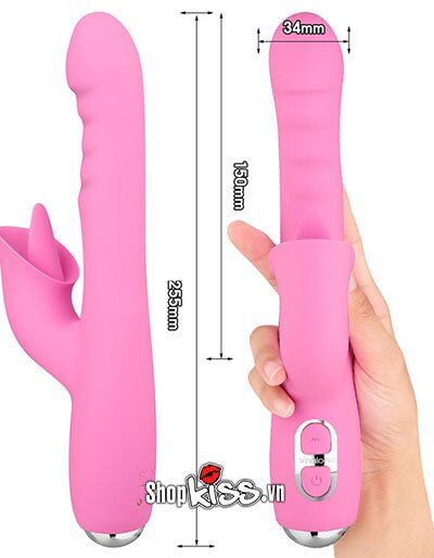 Nalone T-May (DC55E) 20. Rung và Liếm Nóng Dương Vật Giả Các cửa hàng ở TP HCM bán dụng cụ massage điểm G cho nữ chất lượng cao giá rẻ