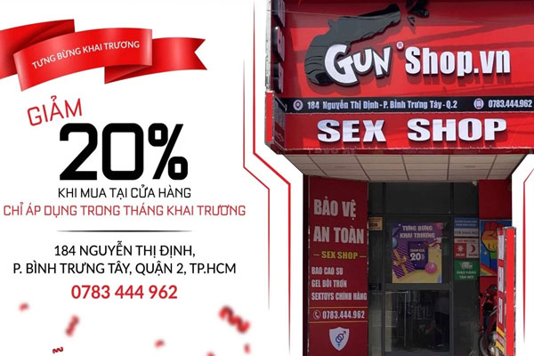 Hệ thống bảo quản bao cao su GunShop Hệ thống bảo quản bao cao su GunShop